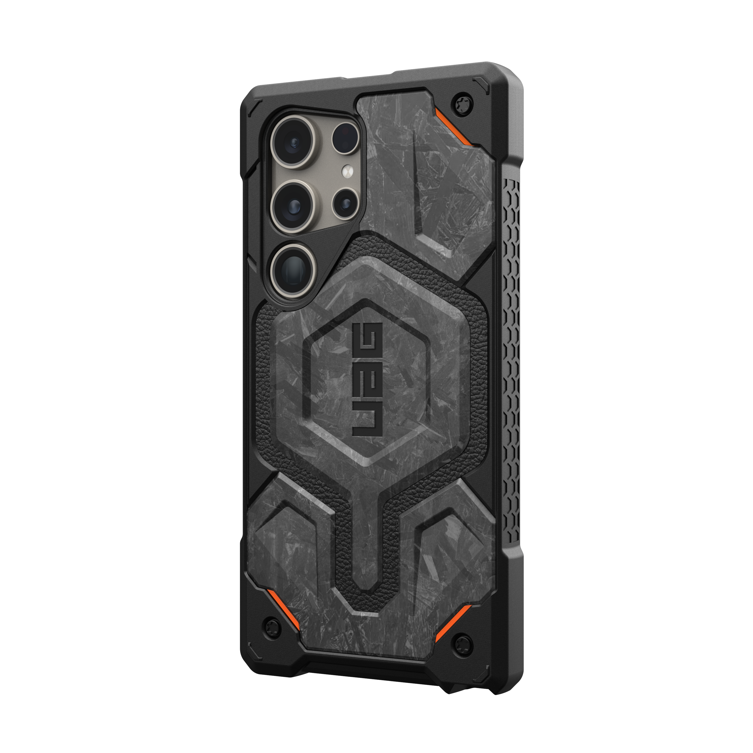 UAG รุ่น Monarch Pro - เคส Galaxy S24 Ultra - สี Forged Carbon (Limited Edition)