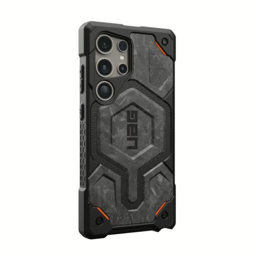 UAG รุ่น Monarch Pro - เคส Galaxy S24 Ultra - สี Forged Carbon (Limited Edition) - Image 16