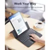 ESR รุ่น Ascend Keyboard Case - เคส iPad Air 11" (2025/2024), iPad Air 10.9" (5th/4th Gen), iPad Pro 11" (4th-1st Gen) - สี Black (US Layout)