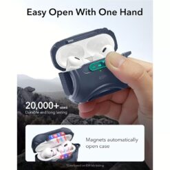 ESR รุ่น Cyber FlickLock Case (HaloLock) - เคส AirPods Pro 2/1 - สี Blue