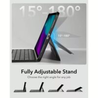 ESR รุ่น Ascend Keyboard Case - เคส iPad Pro 11" (5th/2024) - สี Black (US Layout)