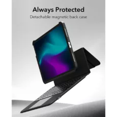 ESR รุ่น Ascend Keyboard Case - เคส iPad Air 13" (2025/2024) - สี Black (US Layout)