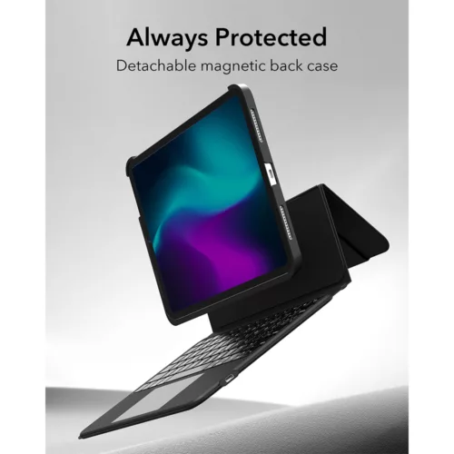 ESR รุ่น Ascend Keyboard Case - เคส iPad Air 13" (2025/2024) - สี Black (US Layout)