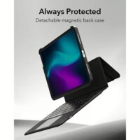 ESR รุ่น Ascend Keyboard Case - เคส iPad Pro 11" (5th/2024) - สี Black (US Layout)