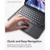 ESR รุ่น Ascend Keyboard Case - เคส iPad Air 11" (2025/2024), iPad Air 10.9" (5th/4th Gen), iPad Pro 11" (4th-1st Gen) - สี Black (US Layout)