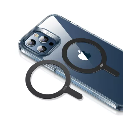 ESR รุ่น HaloLock Universal Ring 360 - วงแม่เหล็กสำหรับติดด้านหลังเคส - สี Black (2ชิ้น)