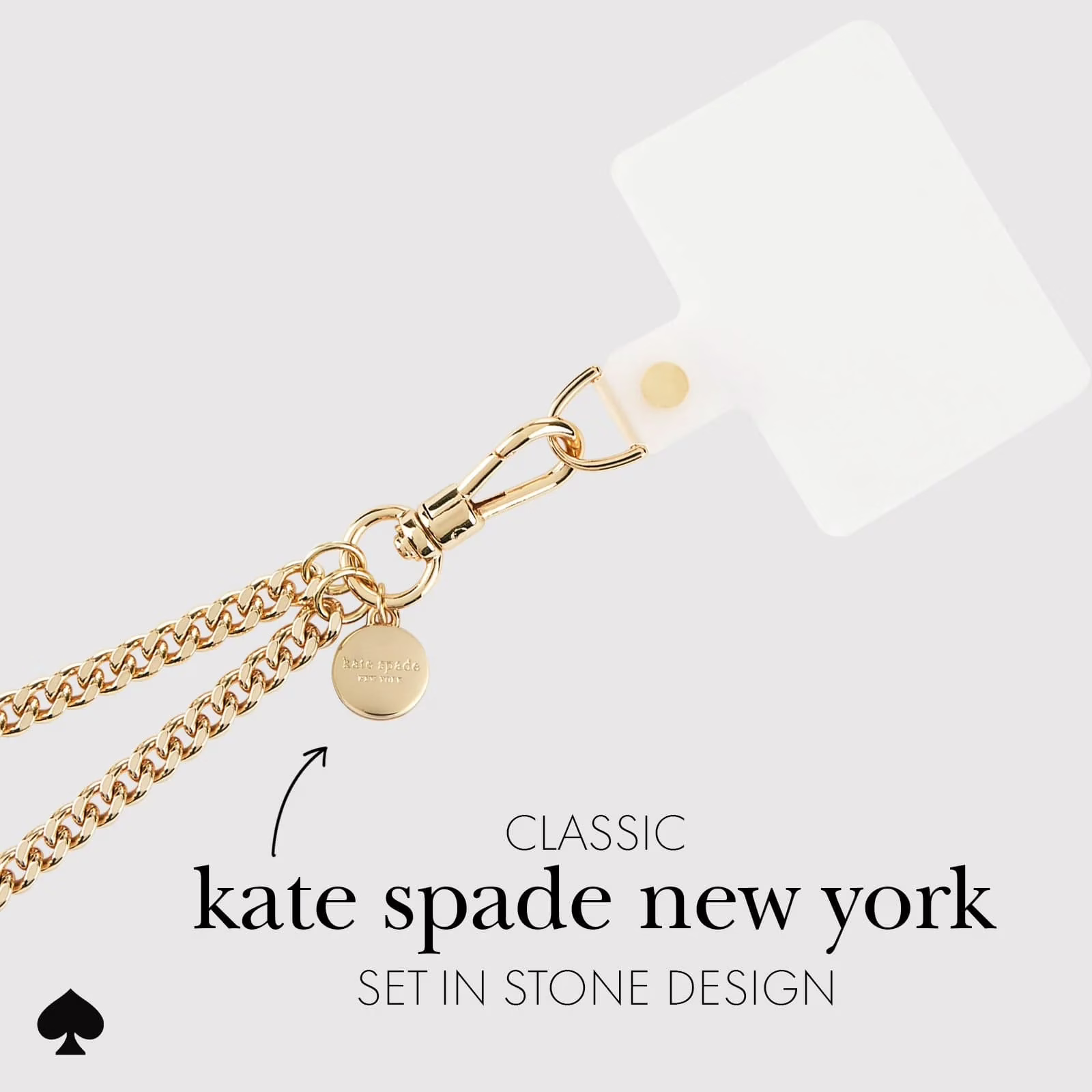 Kate Spade New York รุ่น Phone Crossbody - สายคล้อง – ลาย Set in Stone 4 Kate Spade New York รุ่น Phone Crossbody - สายคล้อง – ลาย Set in Stone - Image 4