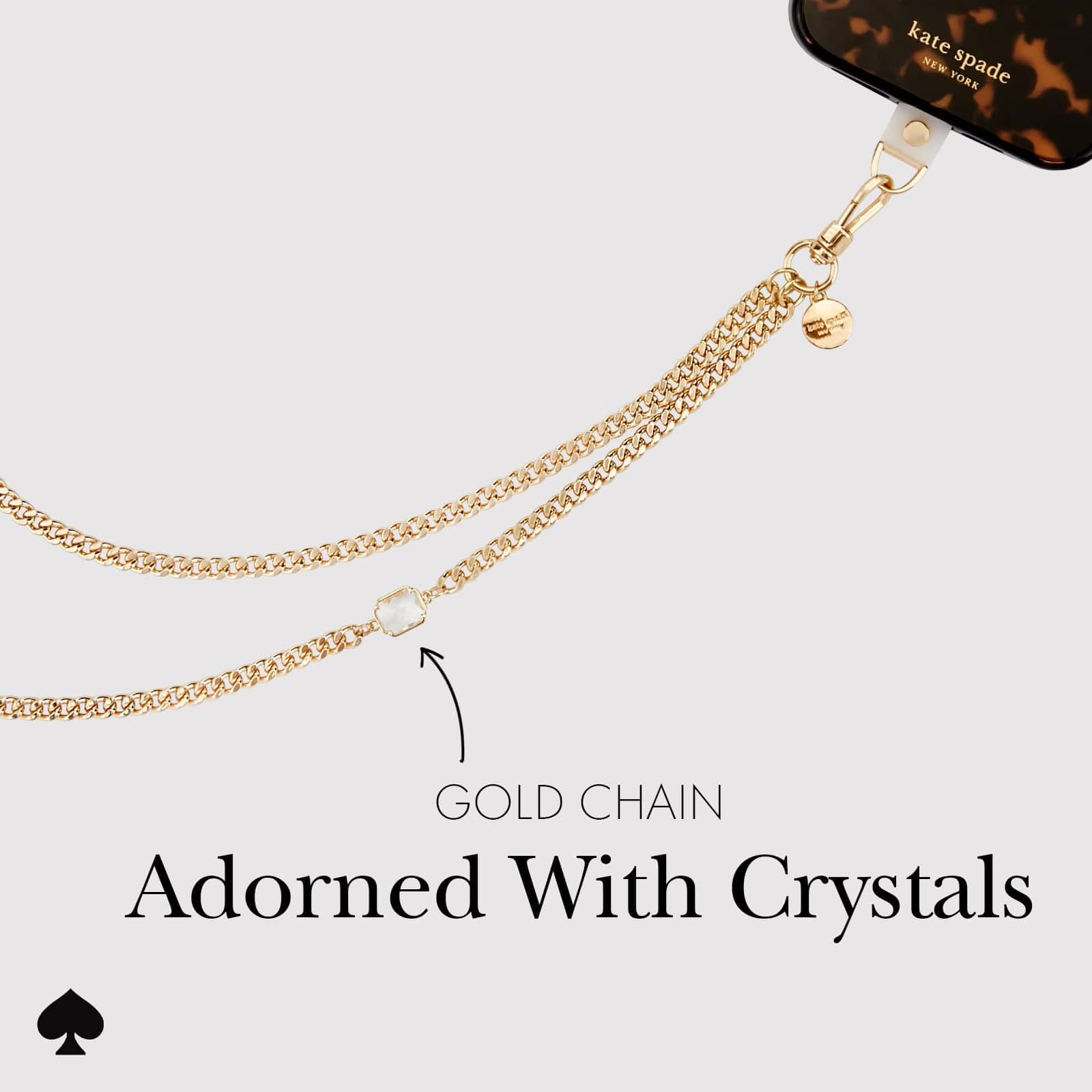 Kate Spade New York รุ่น Phone Crossbody - สายคล้อง – ลาย Set in Stone 5 Kate Spade New York รุ่น Phone Crossbody - สายคล้อง – ลาย Set in Stone - Image 5