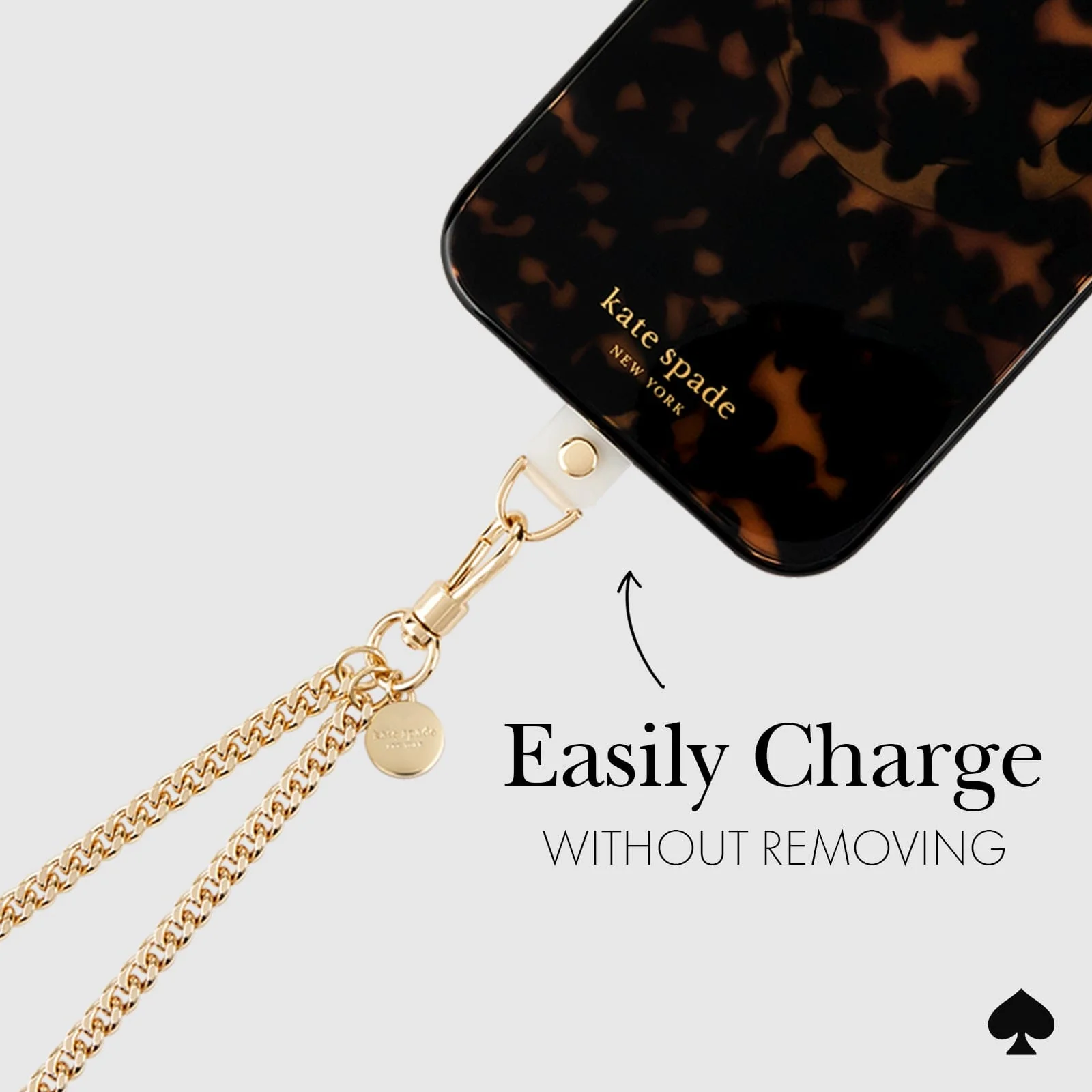 Kate Spade New York รุ่น Phone Crossbody - สายคล้อง – ลาย Set in Stone