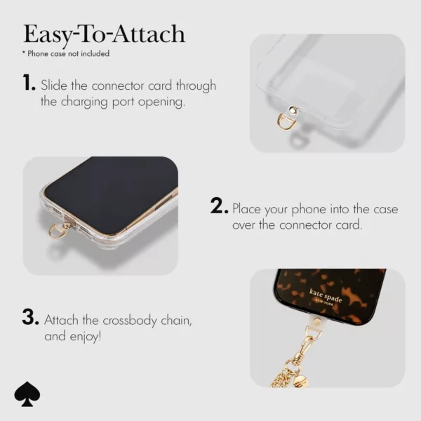Kate Spade New York รุ่น Phone Crossbody - สายคล้อง – ลาย Set in Stone