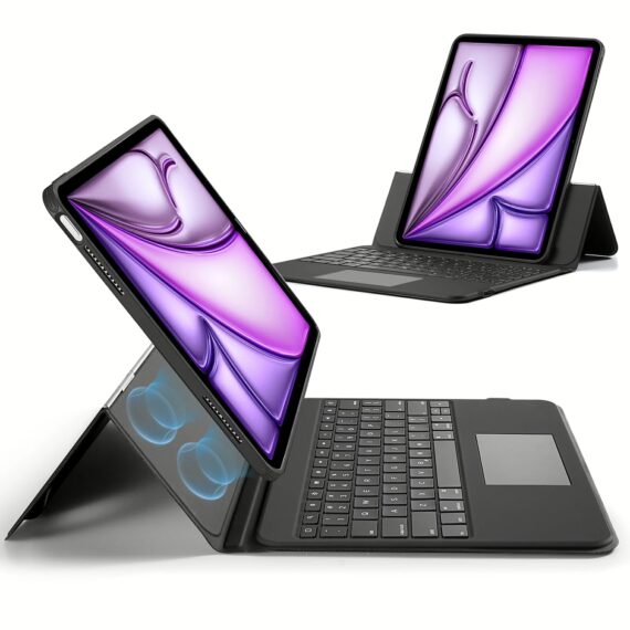 ESR รุ่น Ascend Keyboard Case - เคส iPad Pro 13" (7th/2024) - สี Black (US Layout)