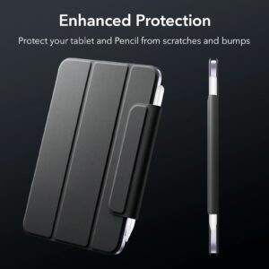 ESR รุ่น Rebound Magnetic - เคส iPad Mini (7th/6th Gen) - สี Black