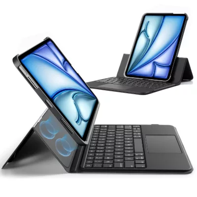 ESR รุ่น Ascend Keyboard Case - เคส iPad Air 11" (2025/2024), iPad Air 10.9" (5th/4th Gen), iPad Pro 11" (4th-1st Gen) - สี Black (US Layout)
