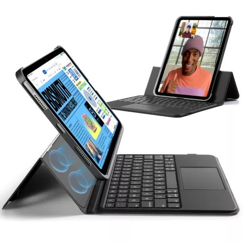 ESR รุ่น Ascend Keyboard Case - เคส iPad 11" (A16/2025), iPad 10.9" (10th/2022) - สี Black (US Layout)