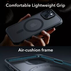 ESR รุ่น Classic Pro Case (HaloLock) - เซตเคสและฟิล์ม iPhone 15 Plus - สี Frosted Black