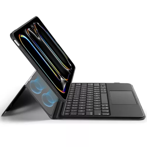 ESR รุ่น Ascend Keyboard Case - เคส iPad Pro 11" (5th/2024) - สี Black (US Layout)