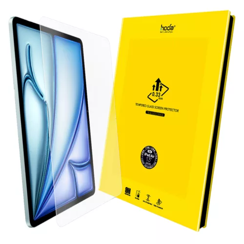 Hoda รุ่น Clear - ฟิล์มกระจกนิรภัย iPad Air 13" (2025/2024) - สี Clear