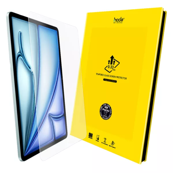 Hoda รุ่น Clear - ฟิล์มกระจกนิรภัย iPad Air 13" (2025/2024) - สี Clear
