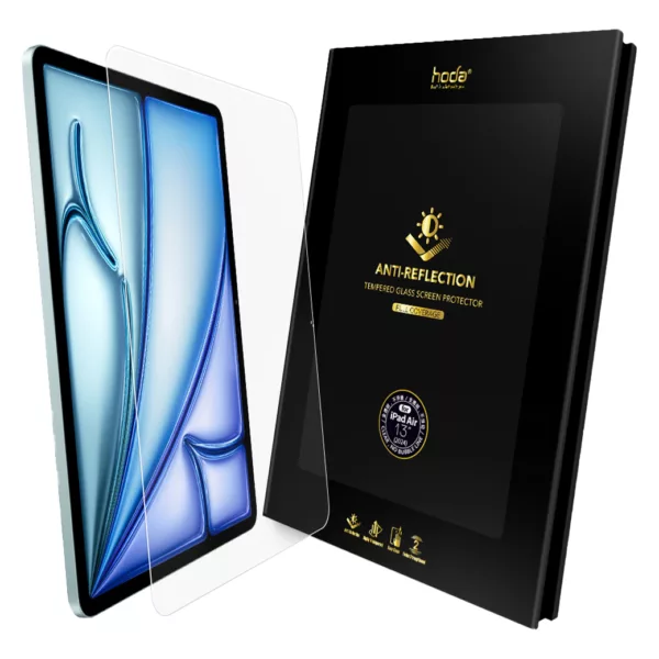 Hoda รุ่น Anti-Reflection - ฟิล์มกระจกนิรภัย iPad Air 13" (2025/2024) - สี Clear