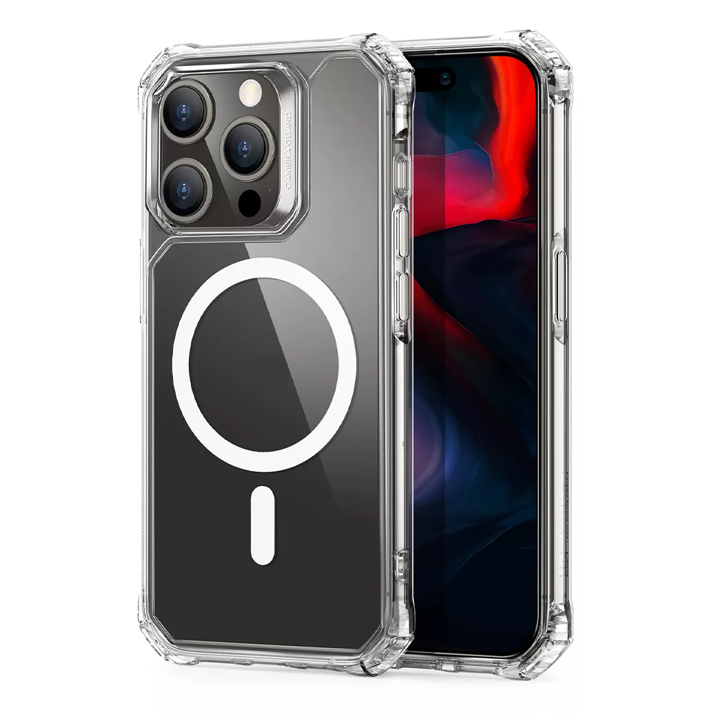 ESR รุ่น Air Armor Clear Case (HaloLock) - เคส iPhone 15 Pro Max - สี Clear 10 ESR รุ่น Air Armor Clear Case (HaloLock) - เคส iPhone 15 Pro Max - สี Clear