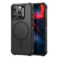 ESR รุ่น Air Armor Clear Case (HaloLock) - เคส iPhone 15 Pro - สี Frosted Black