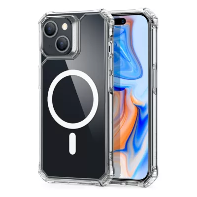 ESR รุ่น Air Armor Clear Case (HaloLock) - เคส iPhone 15 Plus - สี Clear
