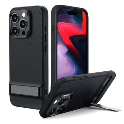 ESR รุ่น Boost Kickstand Case - เคส iPhone 15 Pro - สี Black