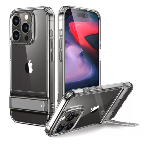 ESR รุ่น Boost Kickstand Case - เคส iPhone 15 Pro - สี Clear