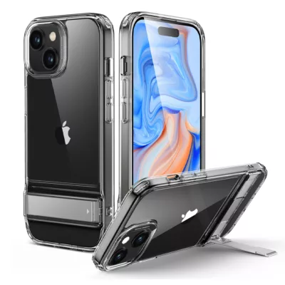 ESR รุ่น Boost Kickstand Case - เคส iPhone 15 Plus - สี Clear
