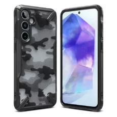 Ringke รุ่น Fusion X - เคส Galaxy A55 5G - สี Camo Black