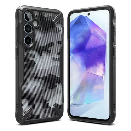 Ringke รุ่น Fusion X - เคส Galaxy A55 5G - สี Camo Black