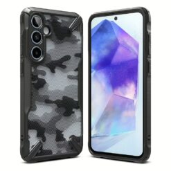Ringke รุ่น Fusion X - เคส Galaxy A55 5G - สี Camo Black