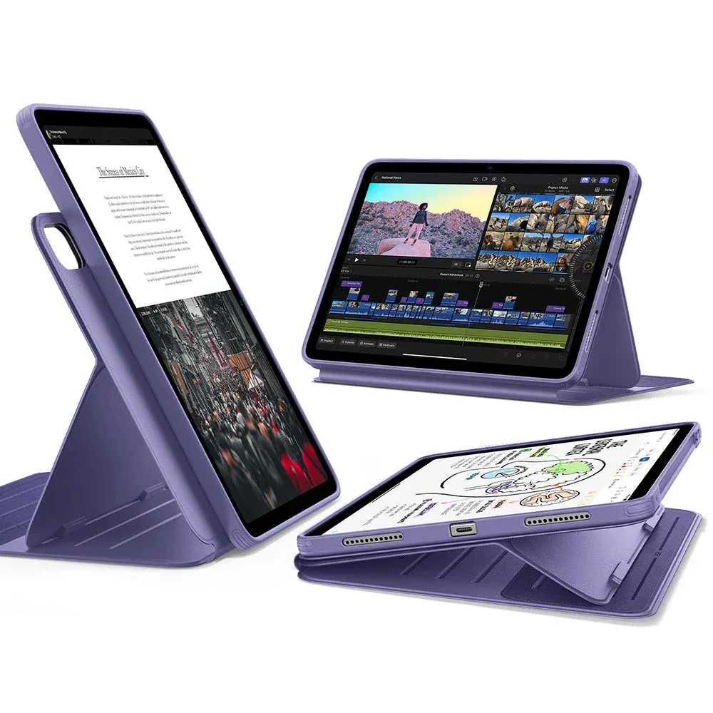 ESR รุ่น Shift Magnetic - เคส iPad Air 11" (2025/2024), iPad Air 10.9" (5th/4th Gen) - สี Purple 1 ESR รุ่น Shift Magnetic - เคส iPad Air 11" (2025/2024), iPad Air 10.9" (5th/4th Gen) - สี Purple