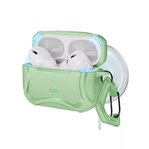 ESR รุ่น Cyber Armor Tough Case - เคส AirPods Pro 2/1 - สี Light Green