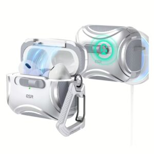 ESR รุ่น Cyber FlickLock Case (HaloLock) - เคส AirPods Pro 2/1 - สี White