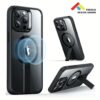 ESR รุ่น Boost Flickstand Case (HaloLock) - เคส iPhone 15 Pro Max - สี Clear/Black