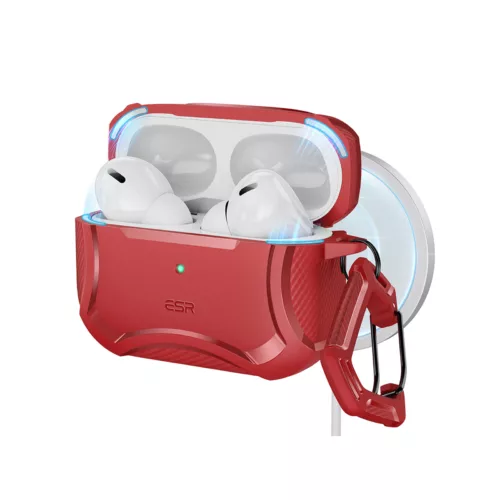 ESR รุ่น Cyber Armor Tough Case - เคส AirPods Pro 2/1 - สี Red