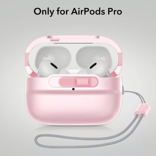 ESR รุ่น Pulse Magnetic Lock Case (HaloLock) - เคส AirPods Pro 2/1 - สี Pink - Image 9