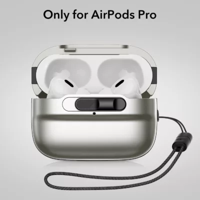 ESR รุ่น Pulse Magnetic Lock Case (HaloLock) - เคส AirPods Pro 2/1 - สี Titanium