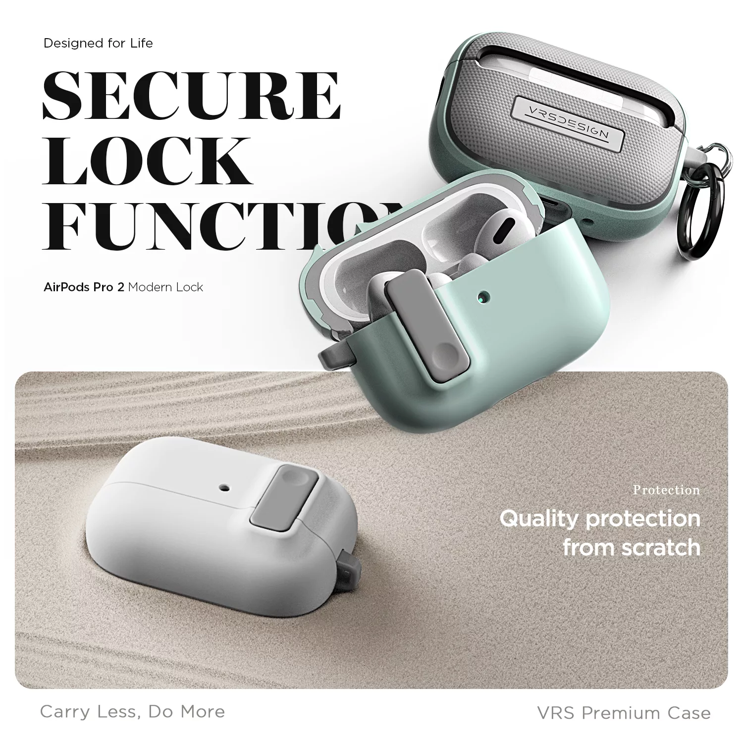 VRS รุ่น Modern Lock - เคส Airpods Pro 2 - สี Cotton Blue