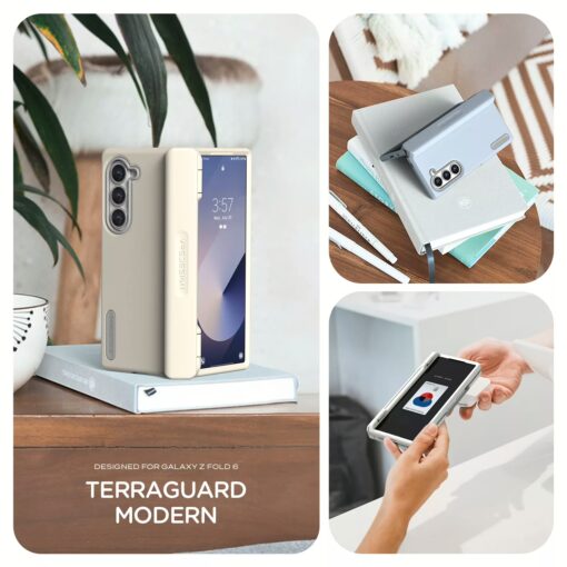VRS รุ่น Terra Guard Modern - เคส Galaxy Z Fold 6 - สี Marine Green - Image 2