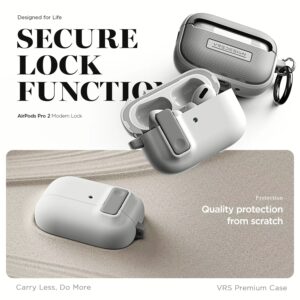 VRS รุ่น Modern Lock - เคส Airpods Pro 2 - สี White