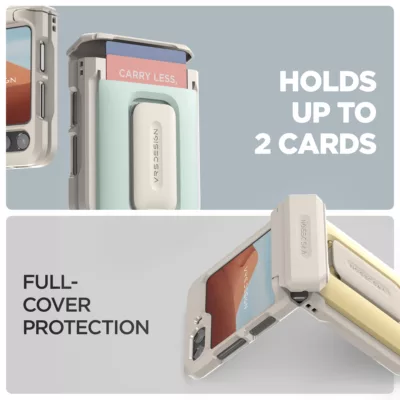VRS รุ่น D-Wallet Orb - เคส Galaxy Z Flip 6 - สี Marine Green