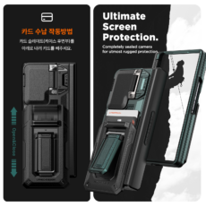 VRS รุ่น D-Wallet Origin - เคส Galaxy Z Fold 6 - สี Black