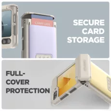 VRS รุ่น D-Wallet Pebble - เคส Galaxy Z Flip 6 - สี Pink Sand