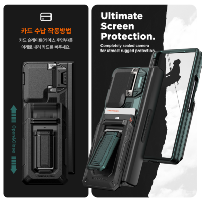 VRS รุ่น D-Wallet Origin - เคส Galaxy Z Fold 6 - สี Black