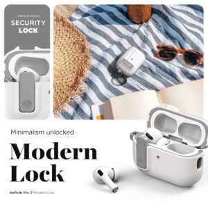 VRS รุ่น Modern Lock - เคส Airpods Pro 2 - สี White
