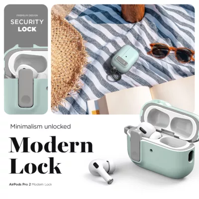 VRS รุ่น Modern Lock - เคส Airpods Pro 2 - สี Cotton Blue