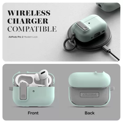 VRS รุ่น Modern Lock - เคส Airpods Pro 2 - สี Cotton Blue