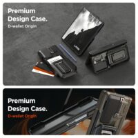 VRS รุ่น D-Wallet Origin - เคส Galaxy Z Fold 6 - สี Black